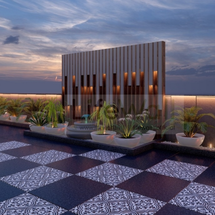 Staggered Wood Feature Wall (Per Sqft)