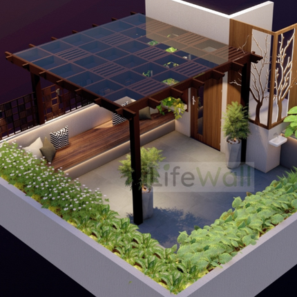 Pure Pinnacle Pergola (Per Sqft)