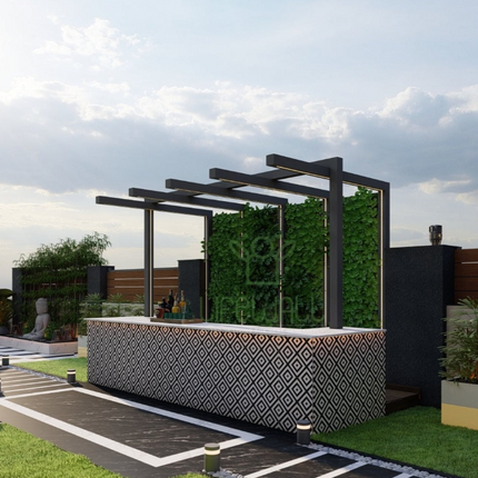 The Mini Pergola Counter GL (Per Sqft)