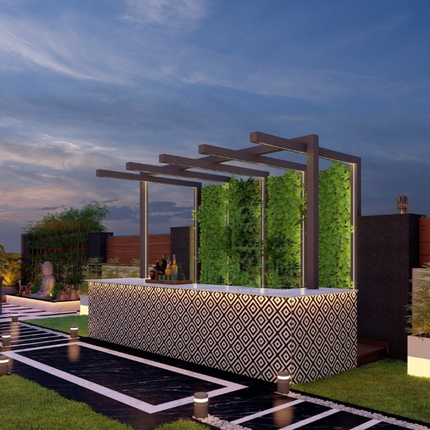 The Mini Pergola Counter GL (Per Sqft)