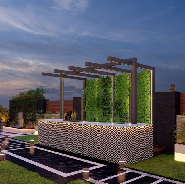 The Mini Pergola Counter GL (Per Sqft)