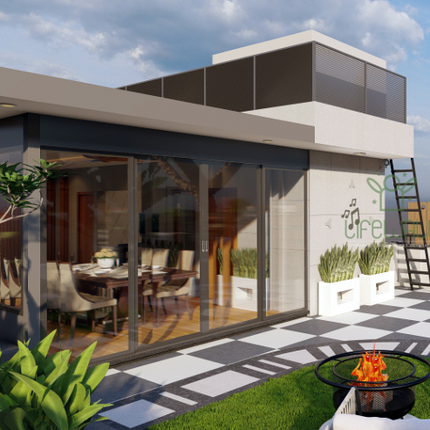 Aluminum & Glass Door