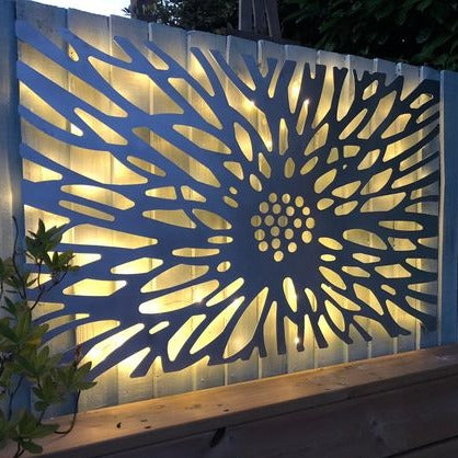 Precision Cut Glow Feature Wall