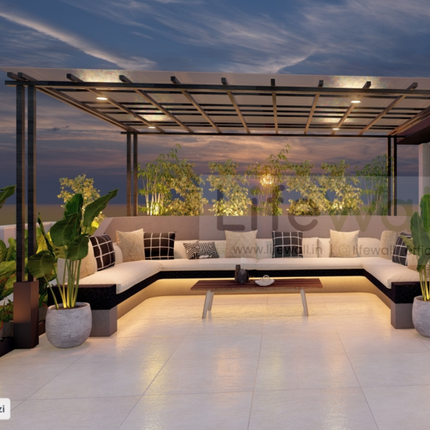 Zen Zephyr Pergola GL (Per Sqft)