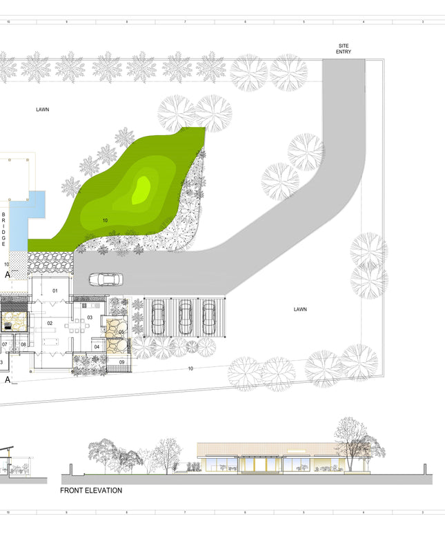Working Drawings For Commercial Terrace, Lawn & Landscape Areas