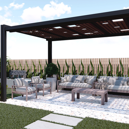 Skyline Sculpt Pergola (Per Sqft)
