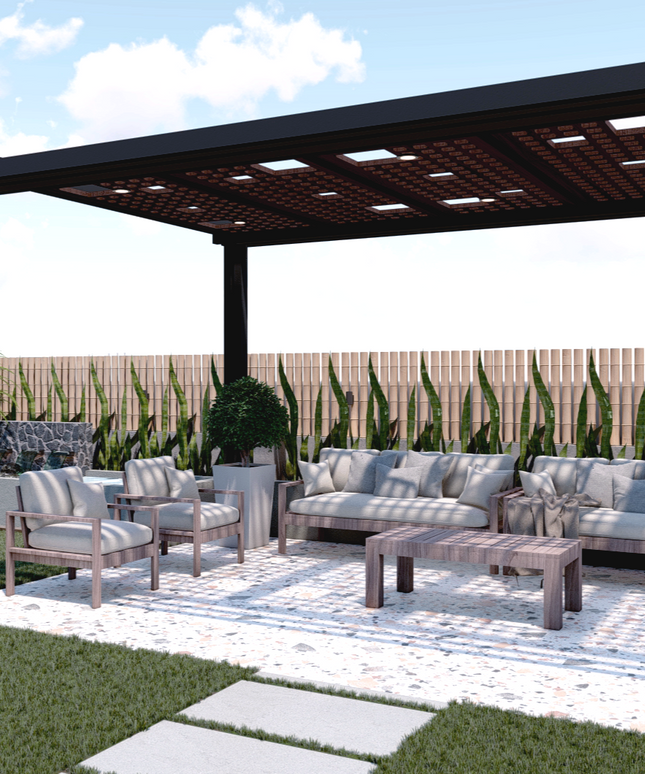 Skyline Sculpt Pergola (Per Sqft)