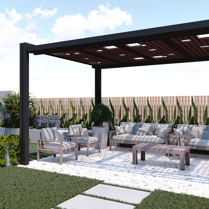 Skyline Sculpt Pergola (Per Sqft)
