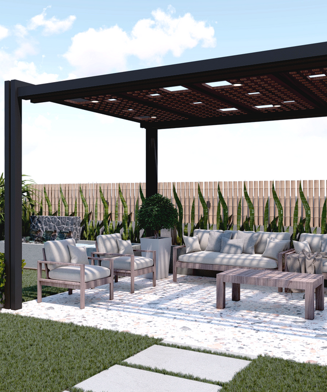 Skyline Sculpt Pergola (Per Sqft)