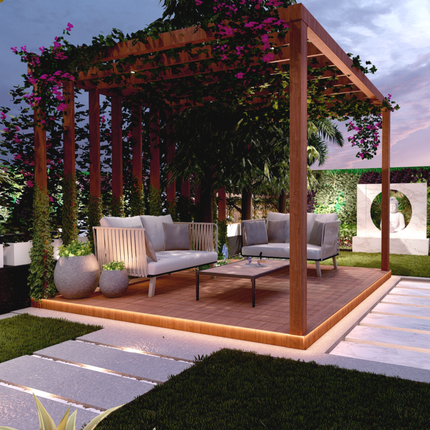 Garden Grove Pergola (Per Sqft)