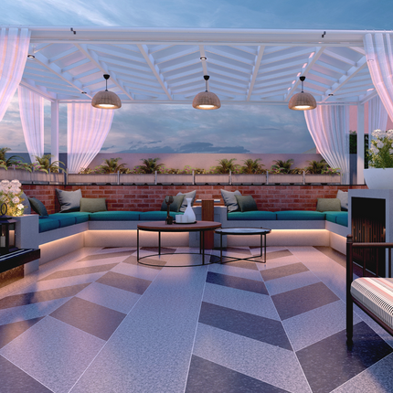 Whispering Willow Pergola (Per Sqft)