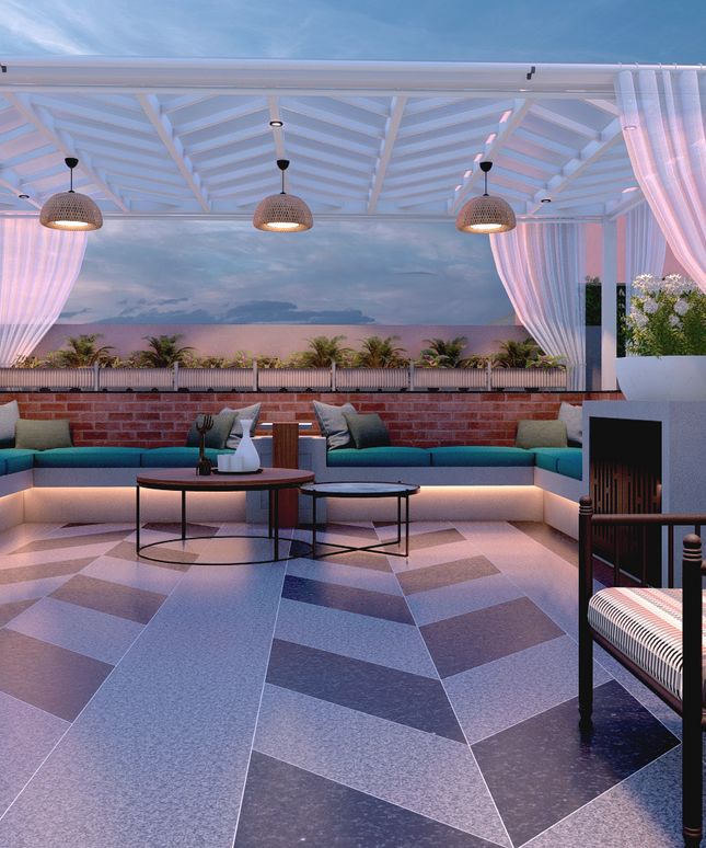 Whispering Willow Pergola (Per Sqft)