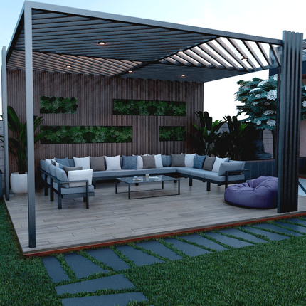 Pure Palette Pergola (Per Sqft)
