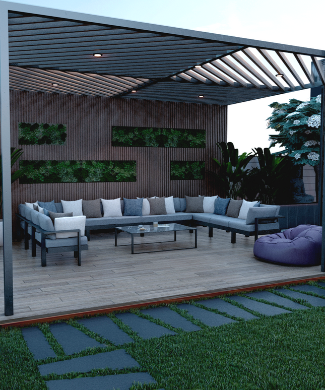 Pure Palette Pergola (Per Sqft)